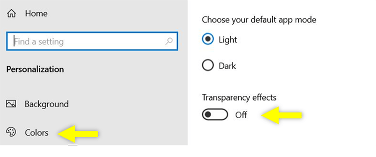 Mematikan Efek Transparant Pada Windows 10, Agar Windows 10 Tidak Lemot